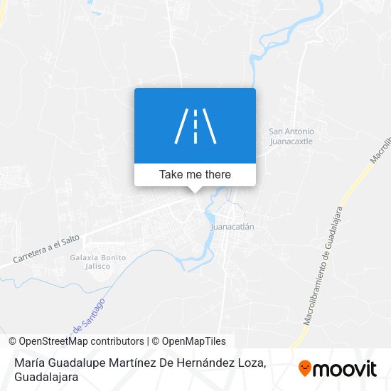 Mapa de María Guadalupe Martínez De Hernández Loza