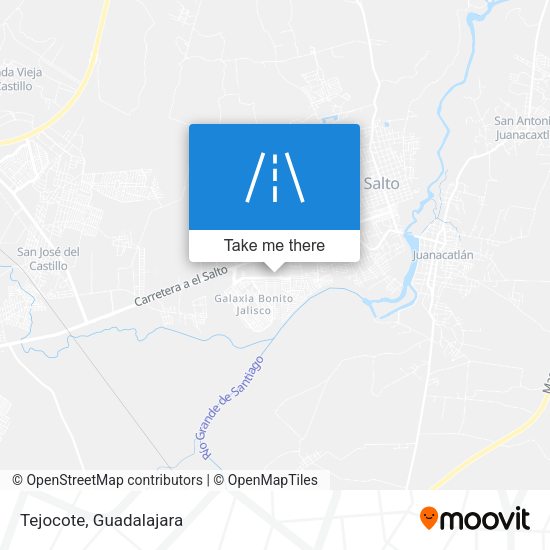 Mapa de Tejocote