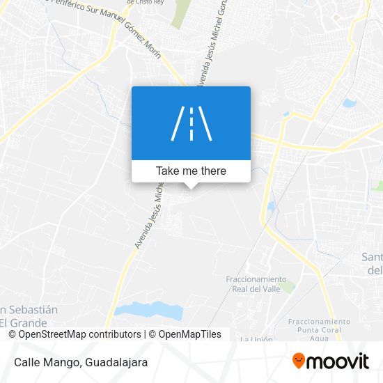 Mapa de Calle Mango