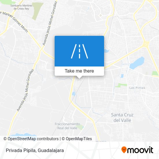 Mapa de Privada Pípila