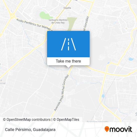 Calle Pérsimo map