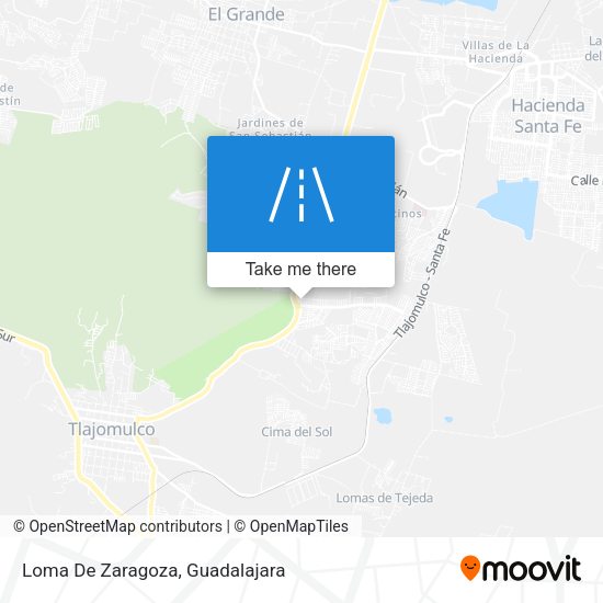 Mapa de Loma De Zaragoza