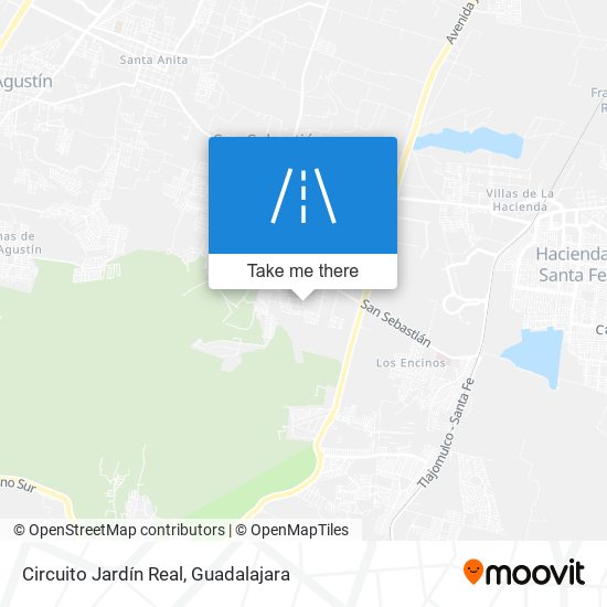 Mapa de Circuito Jardín Real