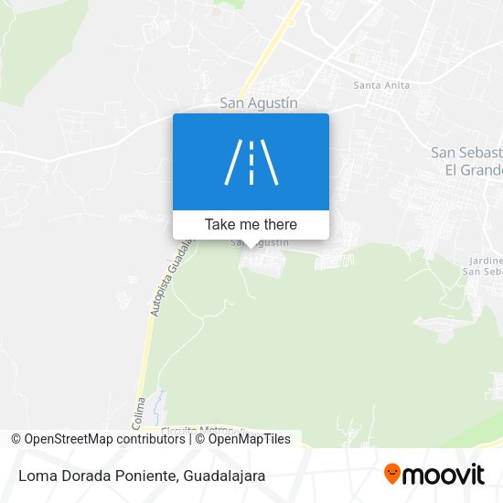 Loma Dorada Poniente map