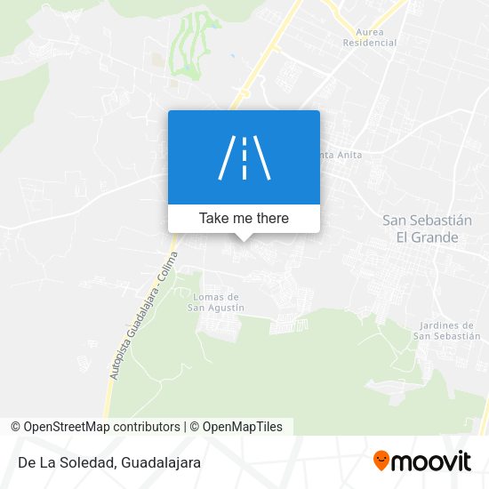 Mapa de De La Soledad
