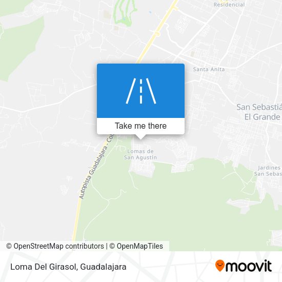 Loma Del Girasol map