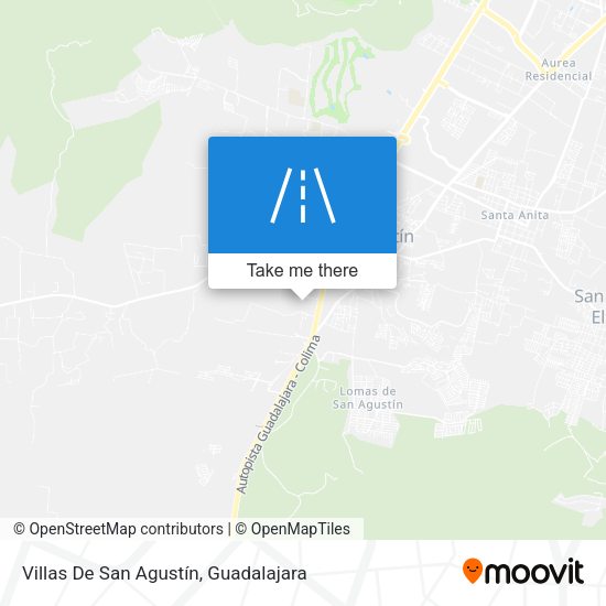 Villas De San Agustín map