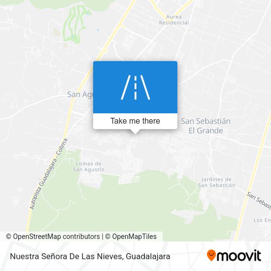 Nuestra Señora De Las Nieves map