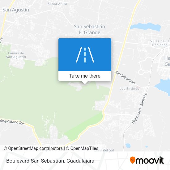 Mapa de Boulevard San Sebastián