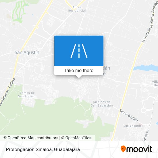 Mapa de Prolongación Sinaloa