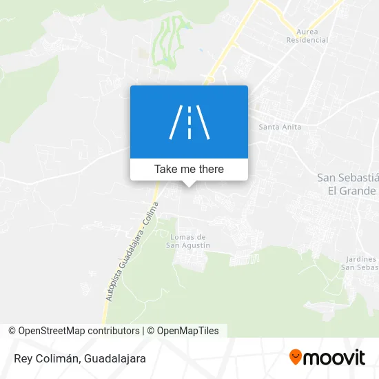 Rey Colimán map