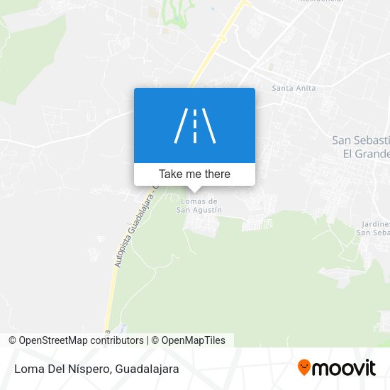 Loma Del Níspero map