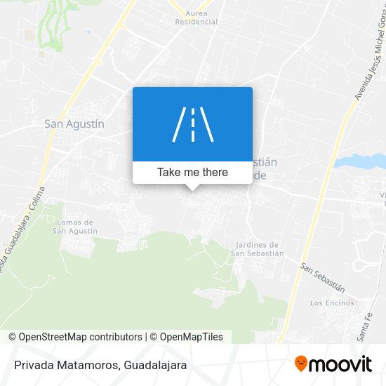 Mapa de Privada Matamoros