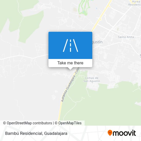 Bambú Residencial map