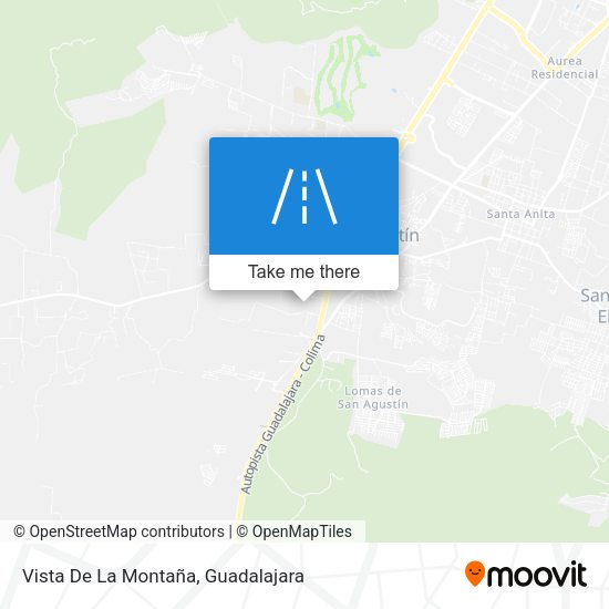 Mapa de Vista De La Montaña