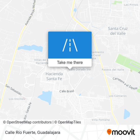 Calle Río Fuerte map