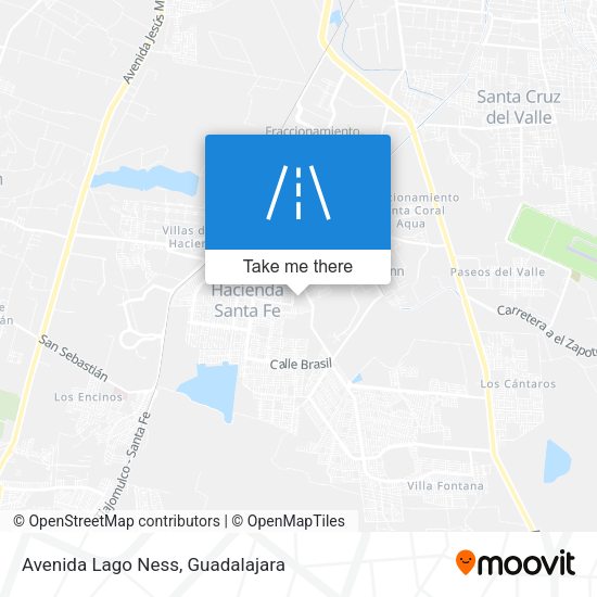 Avenida Lago Ness map