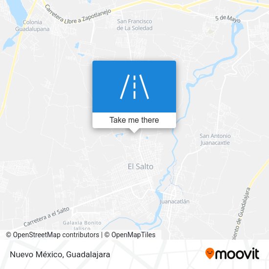 Nuevo México map