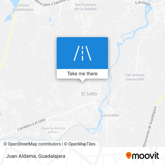 Juan Aldama map