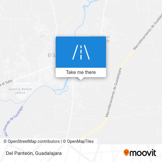 Mapa de Del Panteón