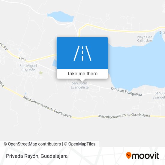 Privada Rayón map