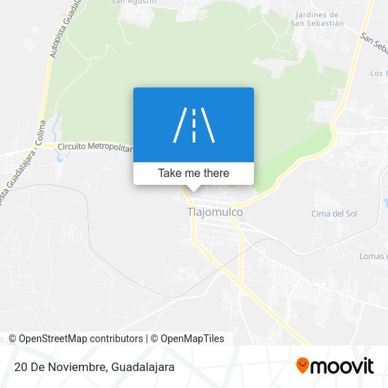 Mapa de 20 De Noviembre