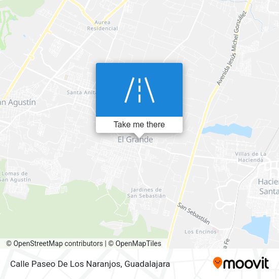 Calle Paseo De Los Naranjos map