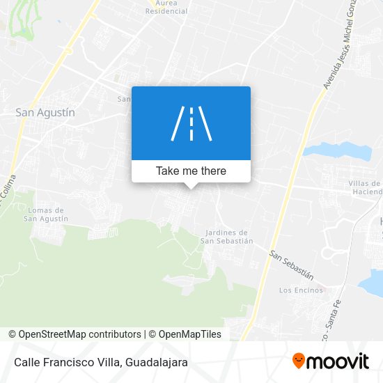 Calle Francisco Villa map