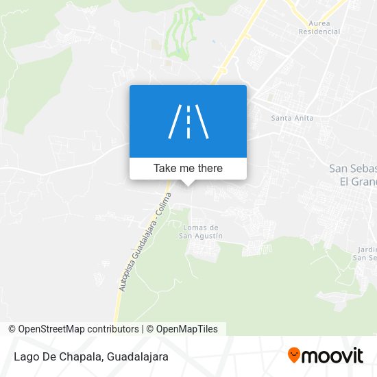 Mapa de Lago De Chapala