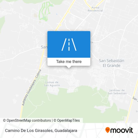 Camino De Los Girasoles map