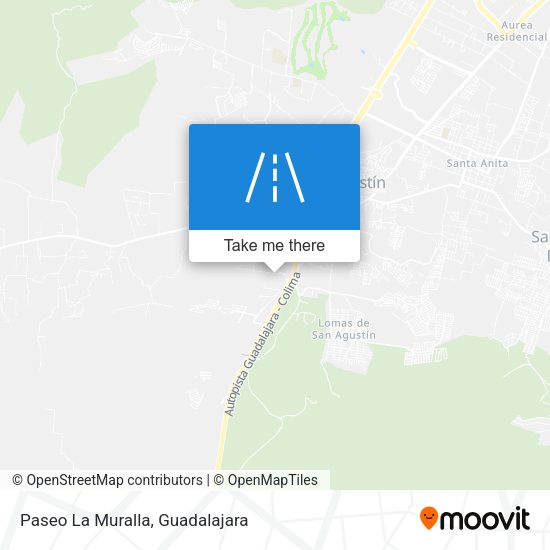Mapa de Paseo La Muralla
