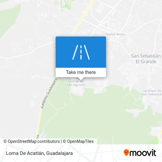 Loma De Acatlán map