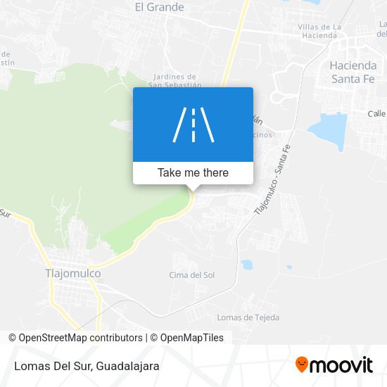 Mapa de Lomas Del Sur