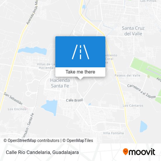 Calle Río Candelaria map