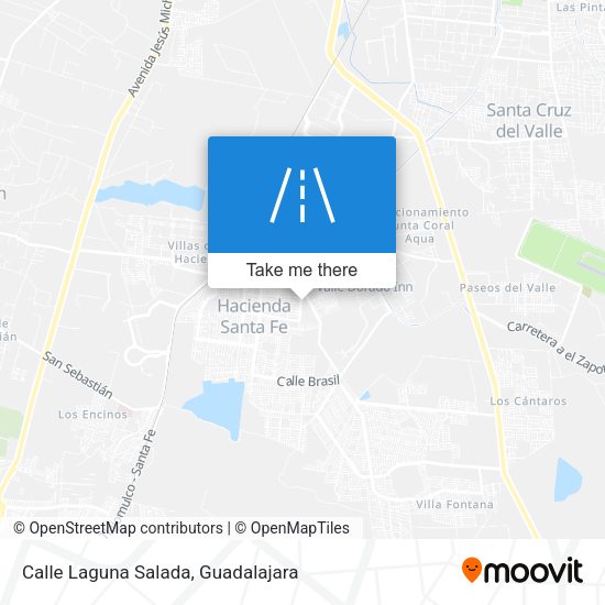 Mapa de Calle Laguna Salada