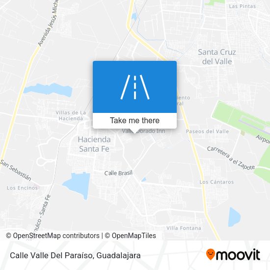 Calle Valle Del Paraíso map