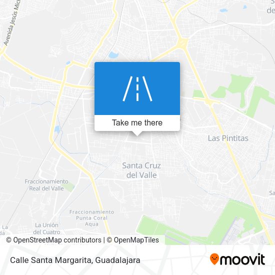 Calle Santa Margarita map