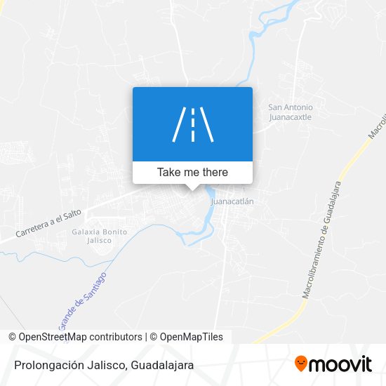 Mapa de Prolongación Jalisco