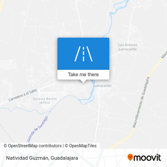 Mapa de Natividad Guzmán