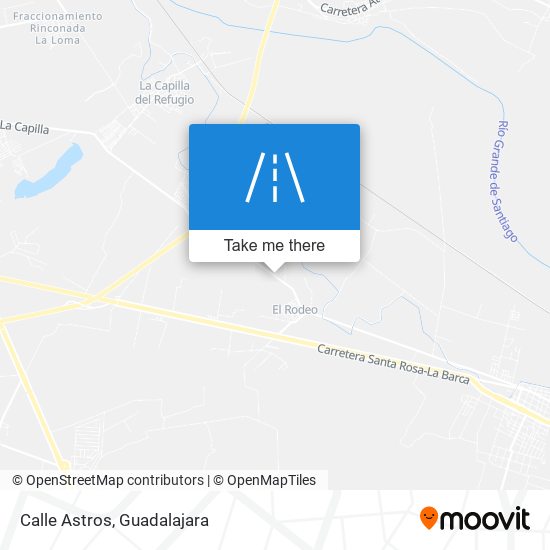 Calle Astros map