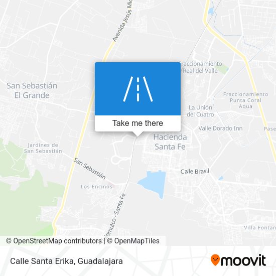 Calle Santa Erika map