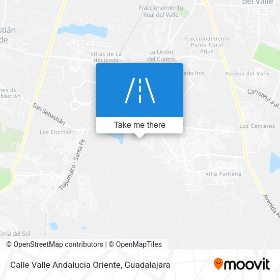 Calle Valle Andalucia Oriente map
