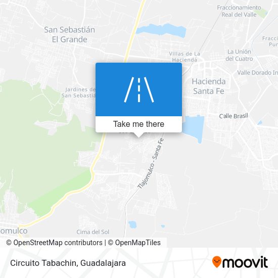 Mapa de Circuito Tabachin