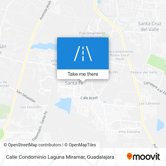 Calle Condominio Laguna Miramar map