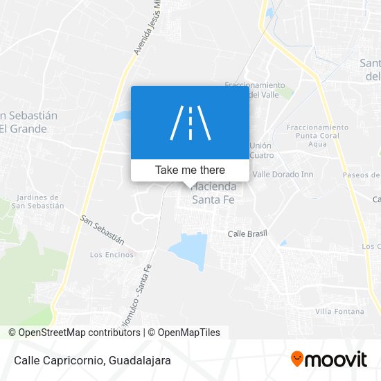 Calle Capricornio map