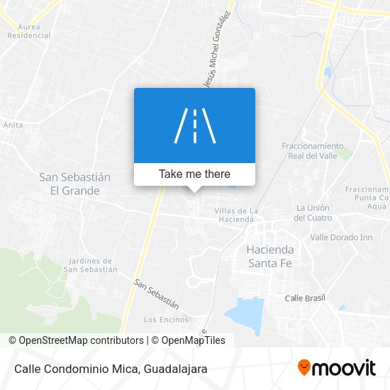 Calle Condominio Mica map