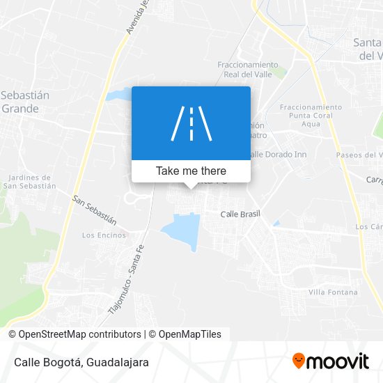 Calle Bogotá map