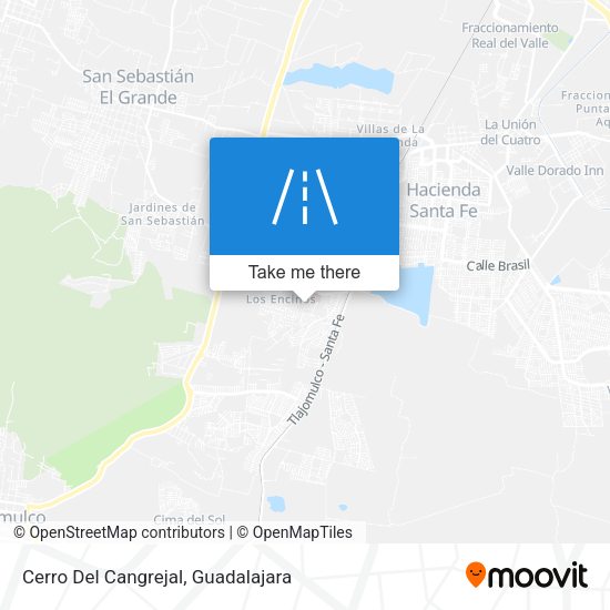 Cerro Del Cangrejal map