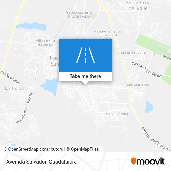 Mapa de Avenida Salvador