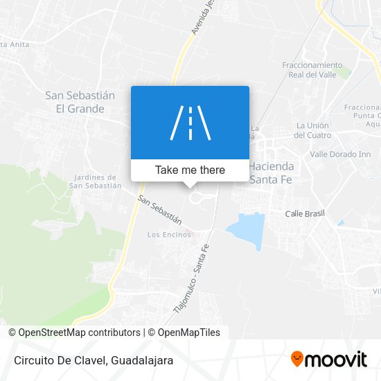Circuito De Clavel map